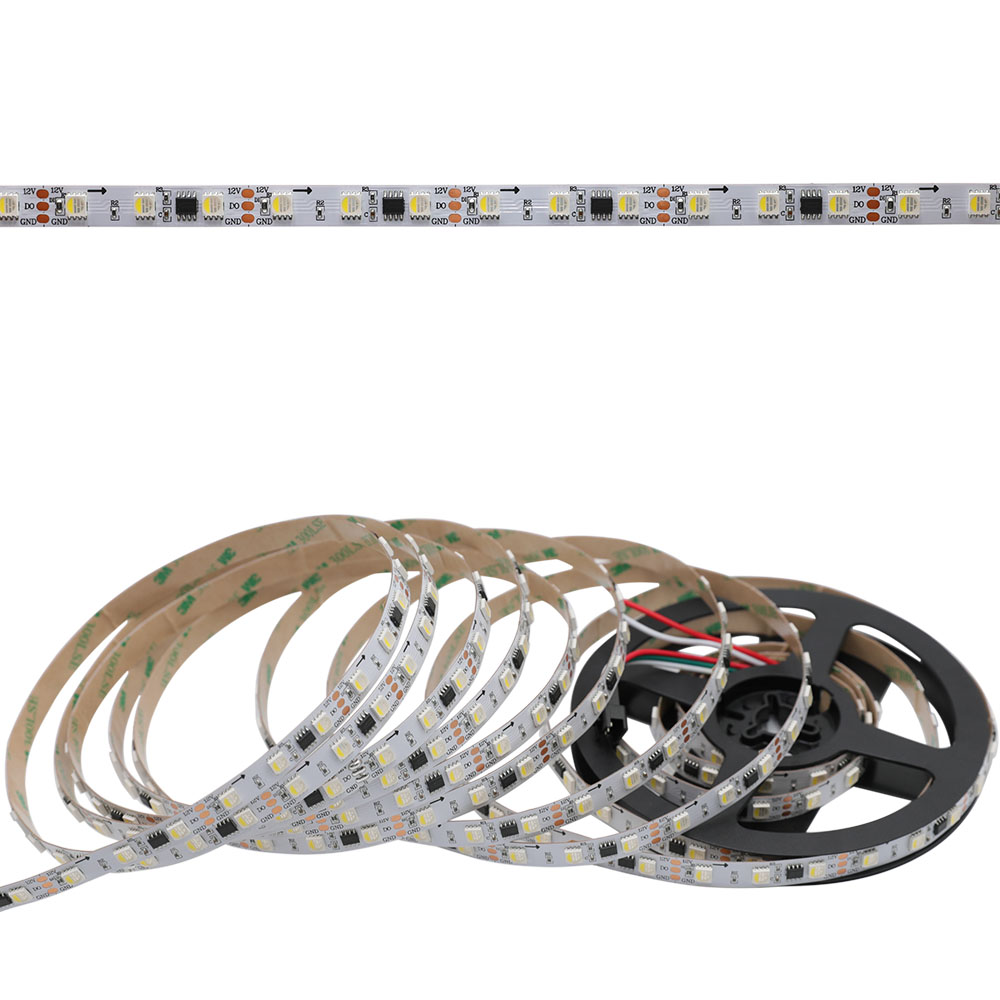 SM16704 Addressable RGBW Dream Color LED Strip Lights 60LEDs/m 12/24V SM16704 Addressable RGBW Dream Color LED Strip Lights 60LEDs/m 12/24V